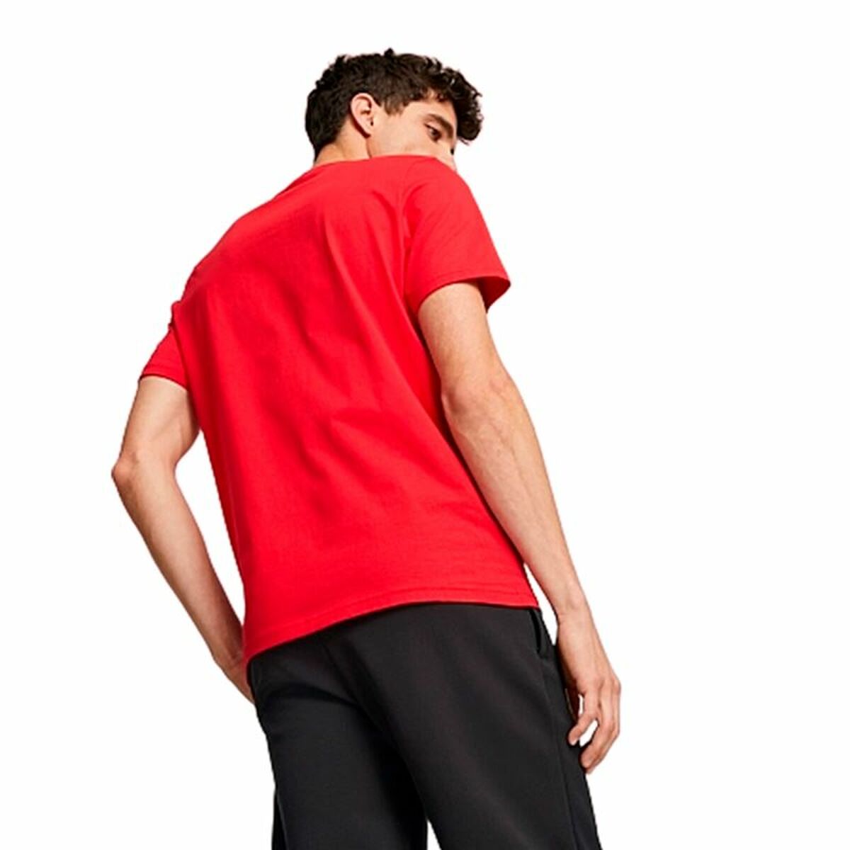 Heren-T-Shirt met Korte Mouwen Puma Ferrari Race Rood