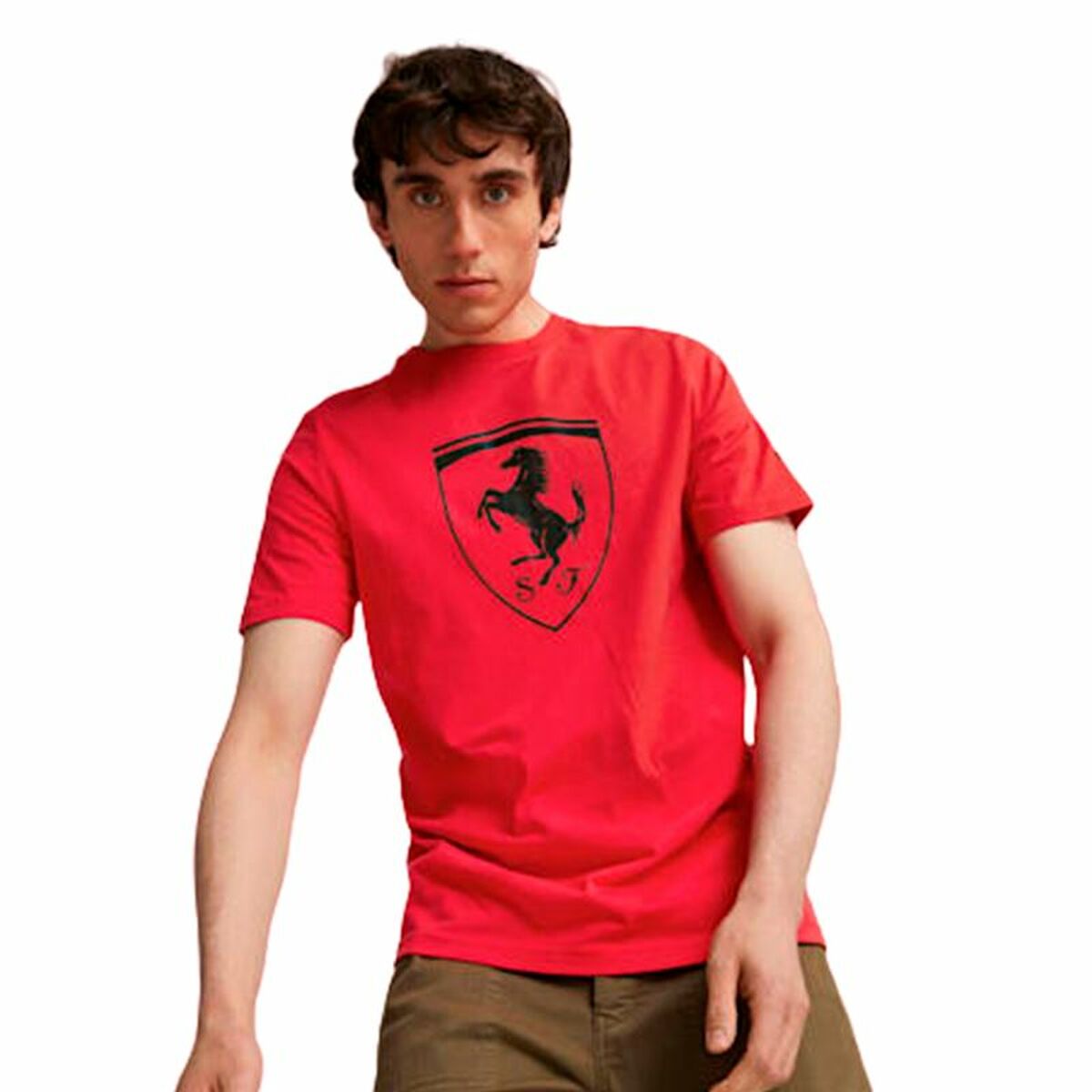 Heren-T-Shirt met Korte Mouwen Puma Ferrari Race Tonal B Rood