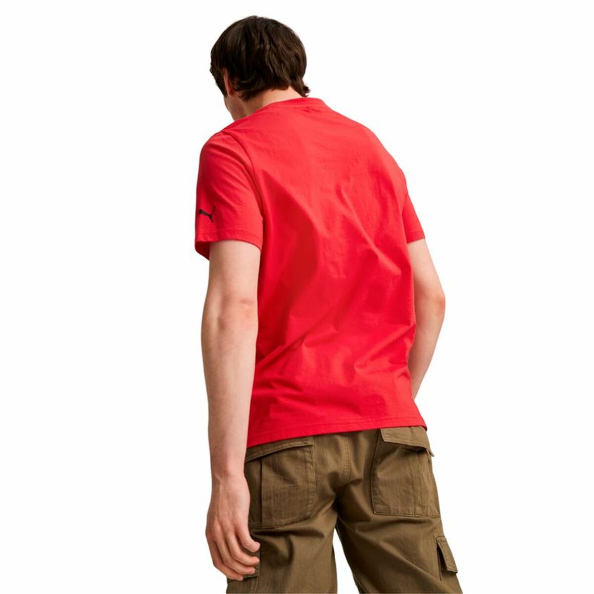 Heren-T-Shirt met Korte Mouwen Puma Ferrari Race Tonal B Rood