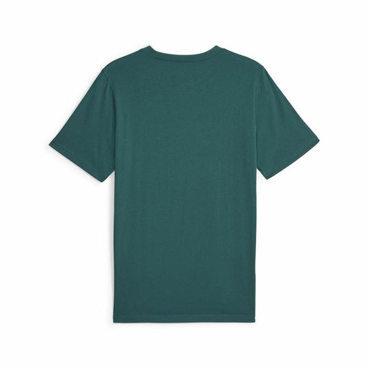 Heren-T-Shirt met Korte Mouwen Puma Graphiccs Sneaker Groen
