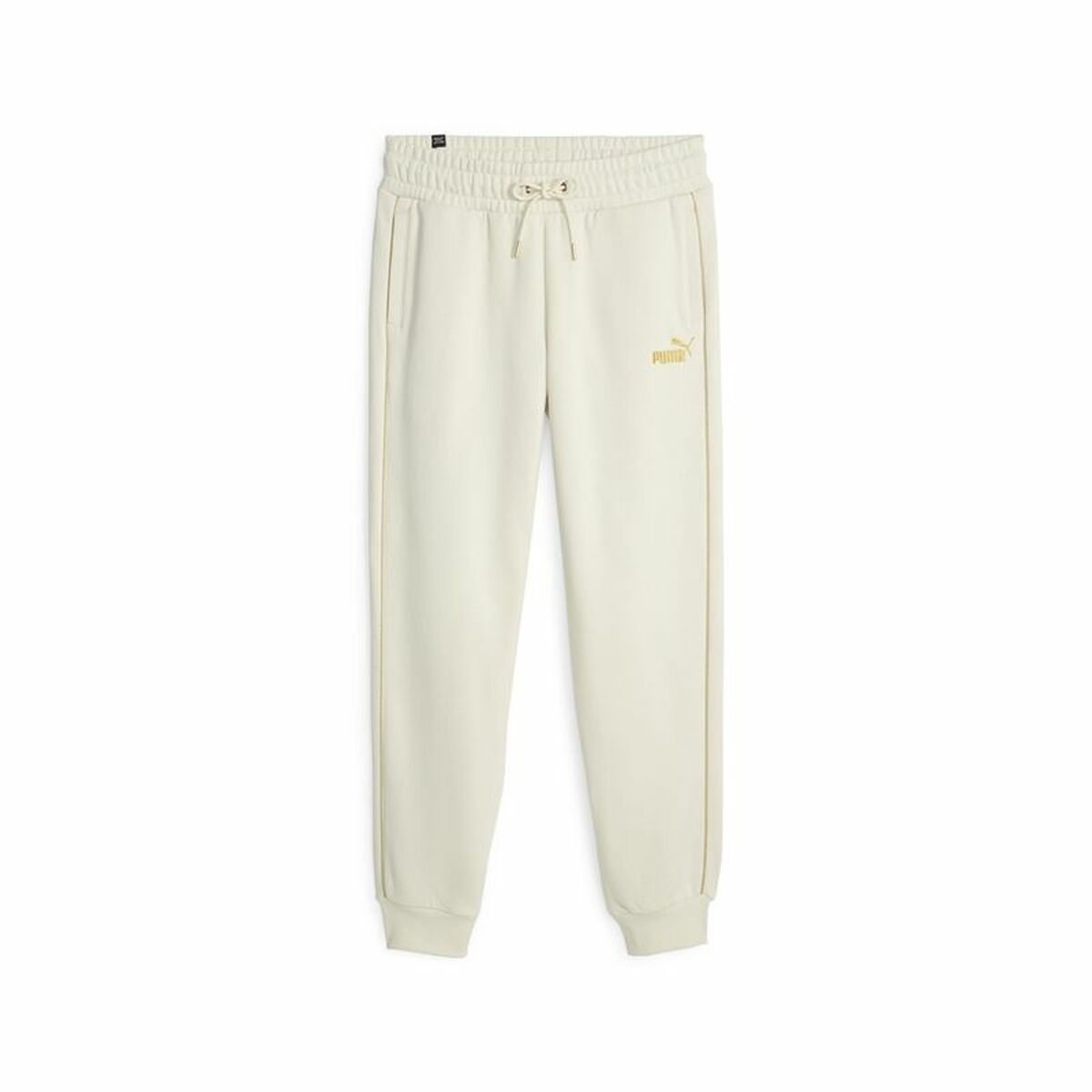 Lange sportbroek Puma Ess+ Minimal Gold Beige Vrouw