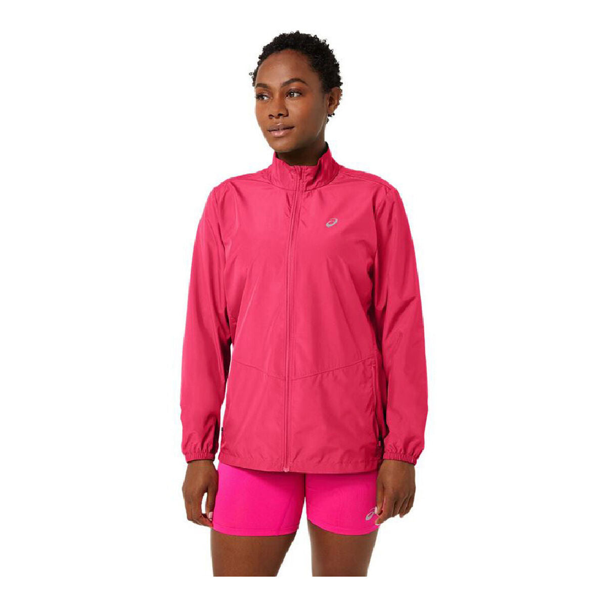 Dames Regenbestendige Jas Asics Core Fuchsia