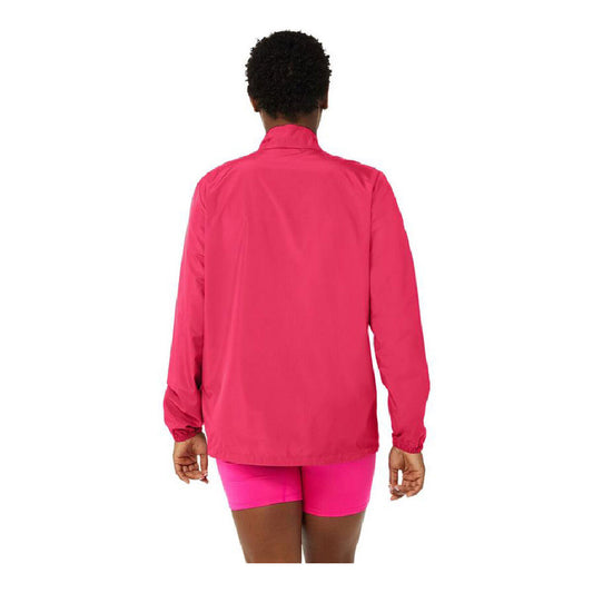 Dames Regenbestendige Jas Asics Core Fuchsia