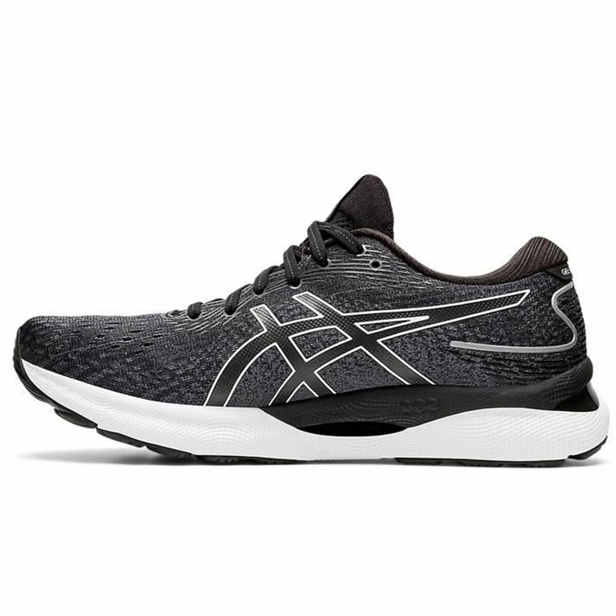 Hardloopschoenen voor Volwassenen Asics Gel-Nimbus 24 Wit/Zwart