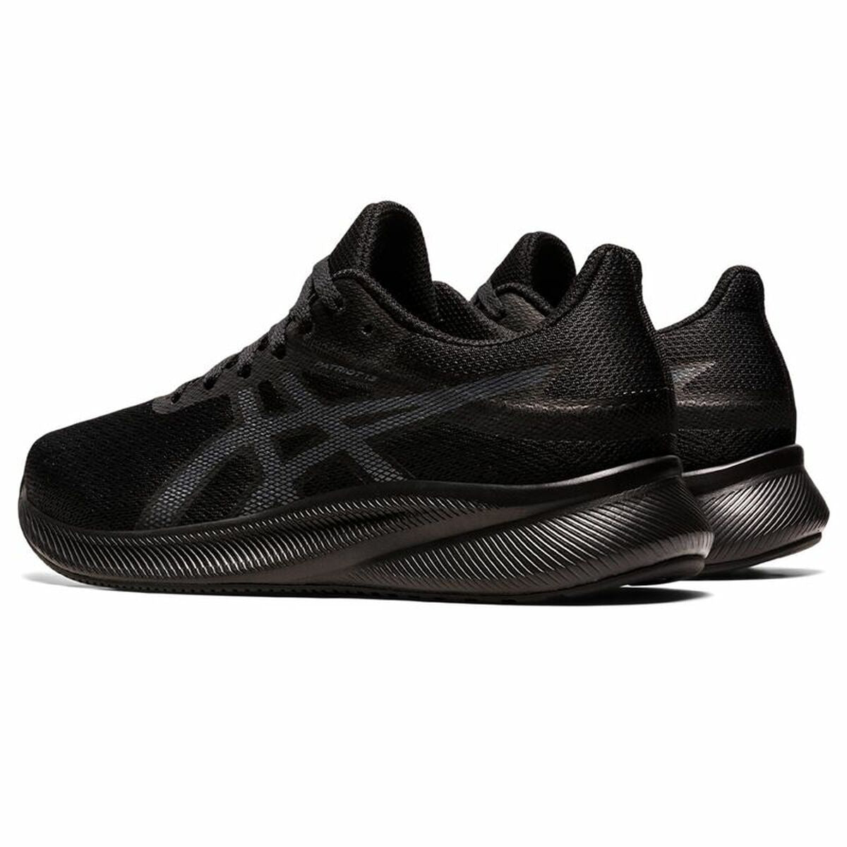 Hardloopschoenen voor Volwassenen Asics Patriot 13 Vrouw Zwart