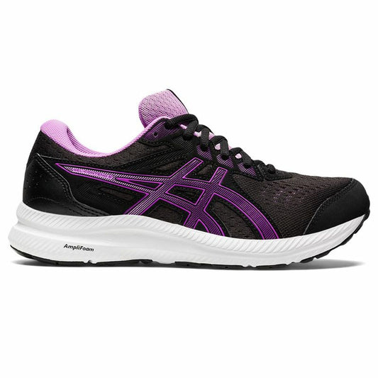 Hardloopschoenen voor Volwassenen Asics GEL-CONTEND 8 Zwart