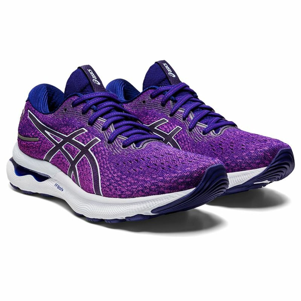 Hardloopschoenen voor Volwassenen Asics Gel-Nimbus 24 Paars Vrouw