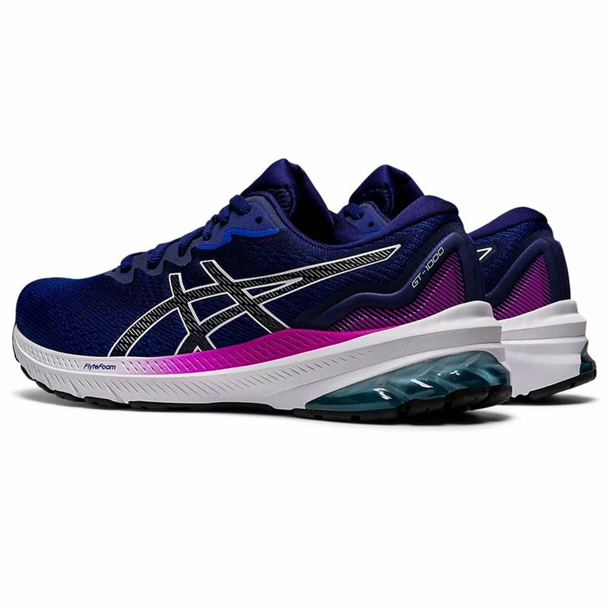 Hardloopschoenen voor Volwassenen Asics GT-1000 Blauw Vrouw