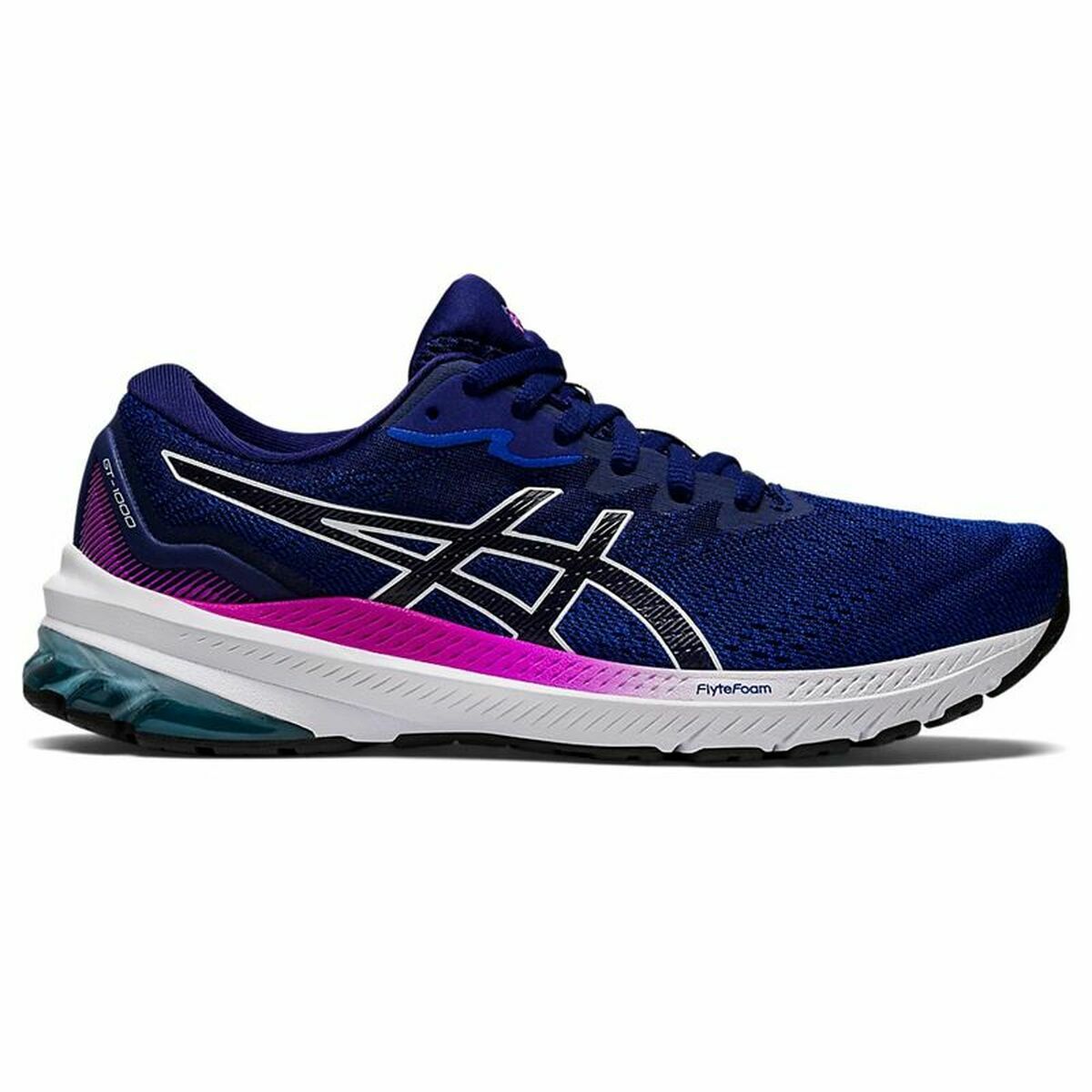 Hardloopschoenen voor Volwassenen Asics GT-1000 Blauw Vrouw