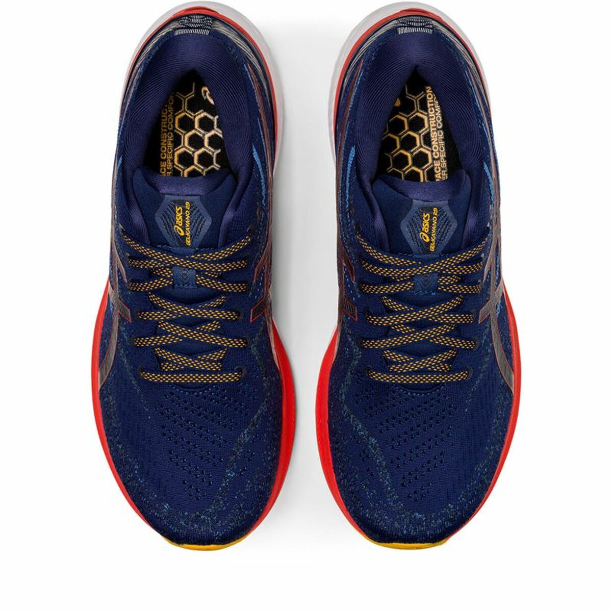 Hardloopschoenen voor Volwassenen Asics Gel-Kayano 29 Rood Donkerblauw