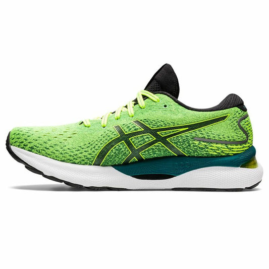 Hardloopschoenen voor Volwassenen Asics Gel-Nimbus 24 Limoengroen