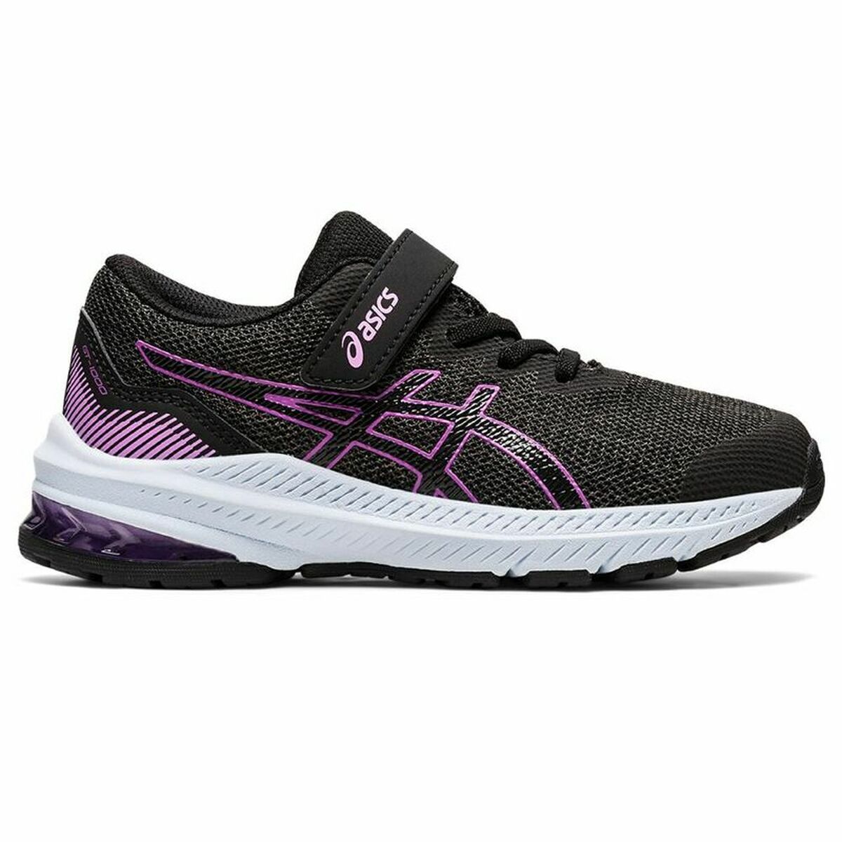 Hardloopschoenen voor Kinderen Asics GT-1000 11 Zwart/Roze