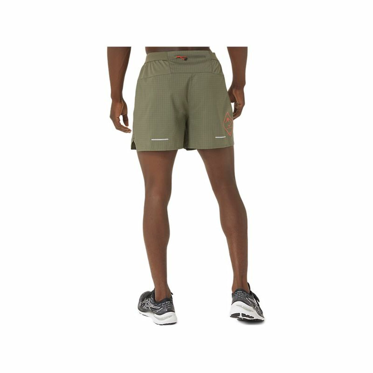 Sportbroekje voor heren Asics Fujitrail Logo Olijf