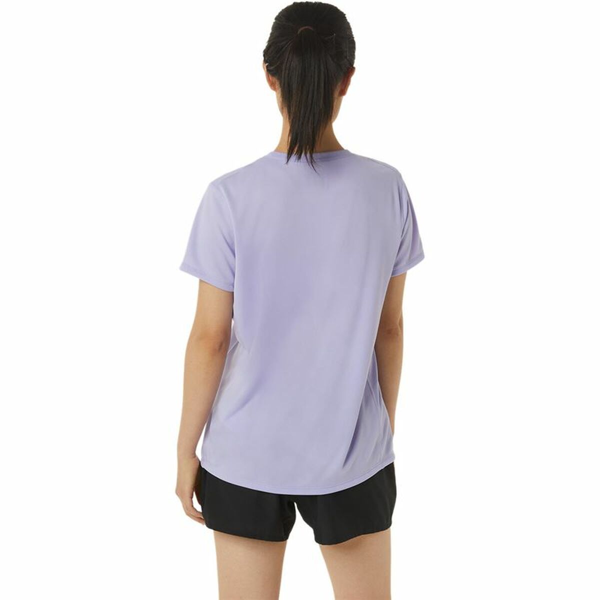 Dames-T-Shirt met Korte Mouwen Asics Core Lila