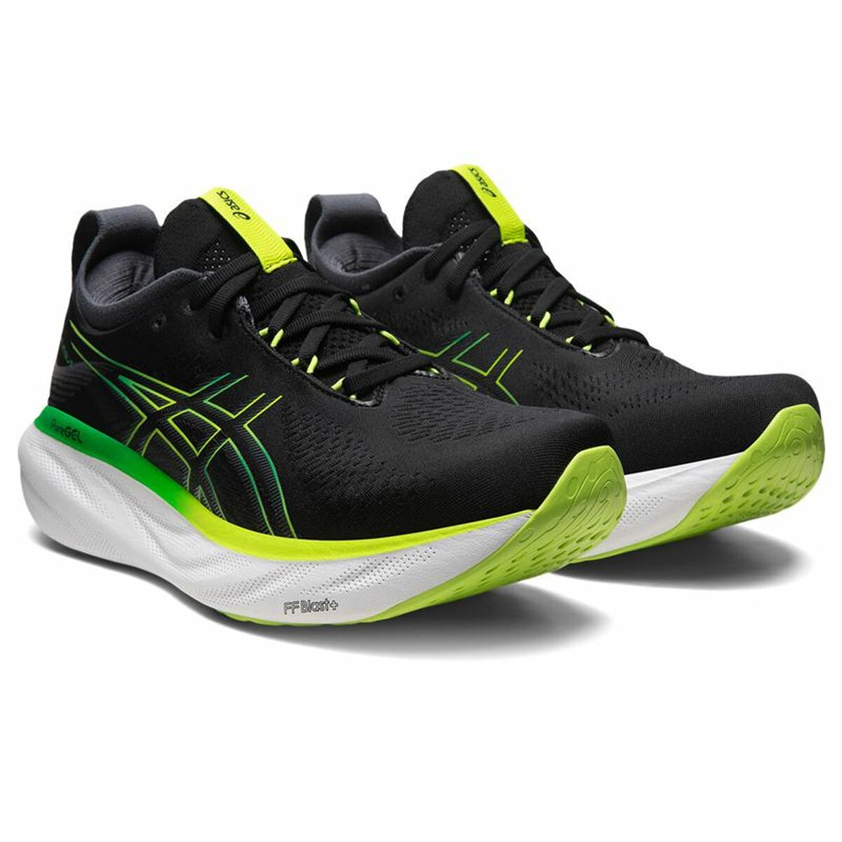 Hardloopschoenen voor Volwassenen Asics Gel-Nimbus 25 Zwart Uniseks