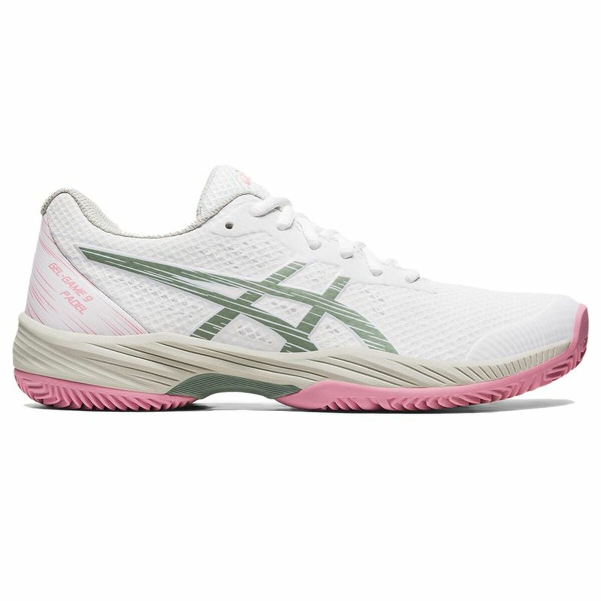 Padelschoenen voor volwassenen Asics Gel Game 9 Vrouw Wit