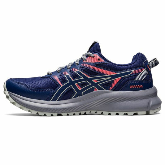 Hardloopschoenen voor Volwassenen Asics Trail Scout 2 Vrouw Donkerblauw