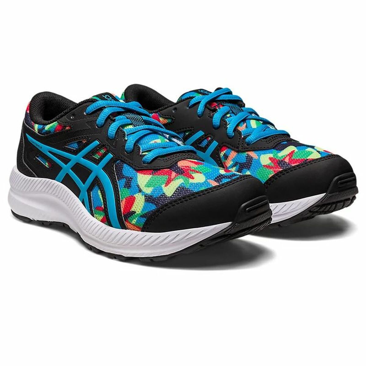 Hardloopschoenen voor Kinderen Asics Contend 8 Zwart