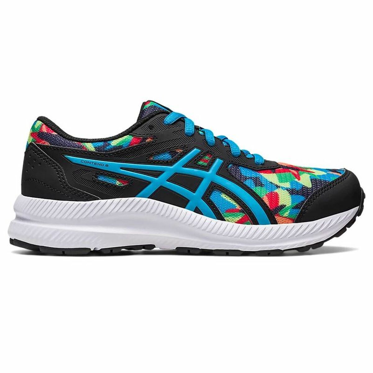 Hardloopschoenen voor Kinderen Asics Contend 8 Zwart