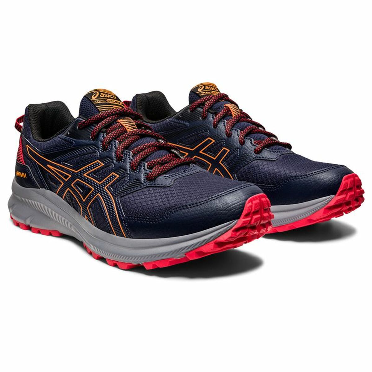 Hardloopschoenen voor Volwassenen Asics Trail Scout 2 Donkerblauw Mannen