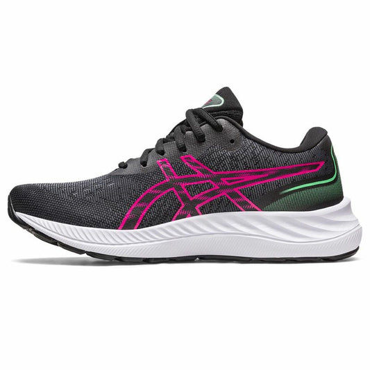 Hardloopschoenen voor Volwassenen Asics Gel-Excite 9 Zwart