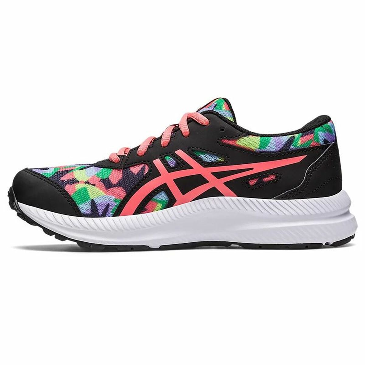 Hardloopschoenen voor Kinderen Asics Contend 8 Zwart