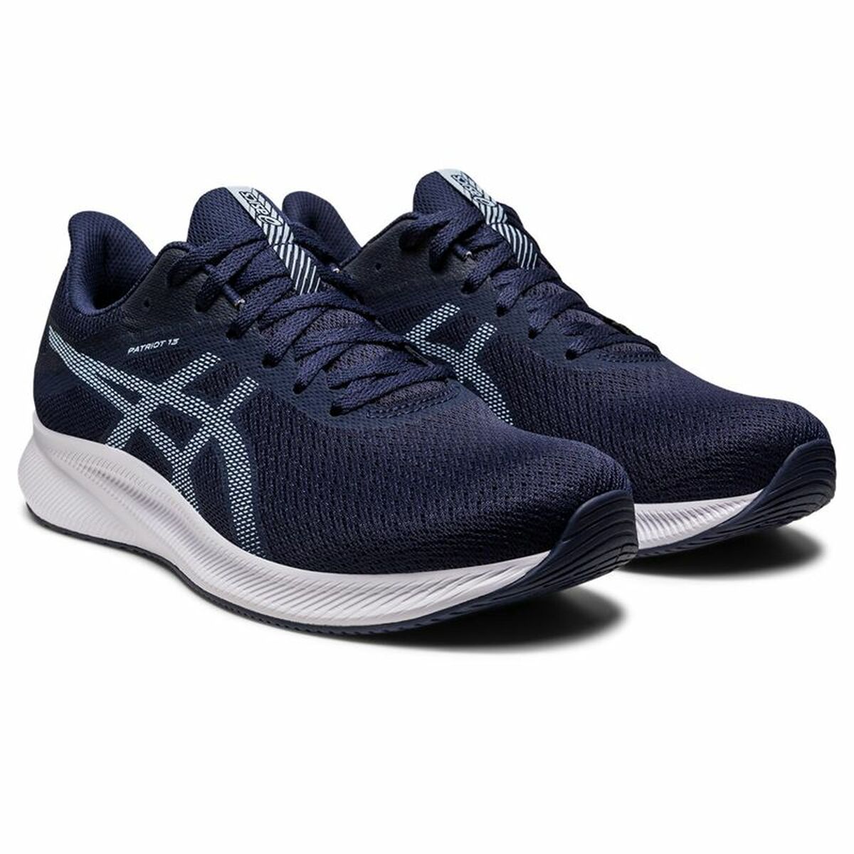 Hardloopschoenen voor Volwassenen Asics Patriot 13 Donkerblauw Mannen