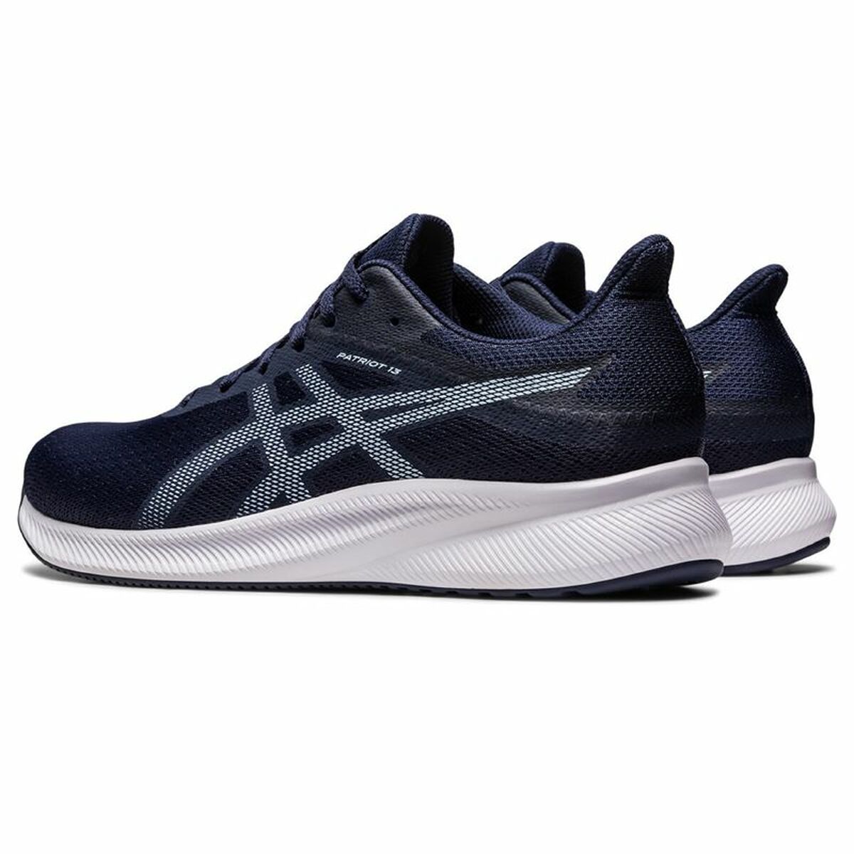 Hardloopschoenen voor Volwassenen Asics Patriot 13 Donkerblauw Mannen