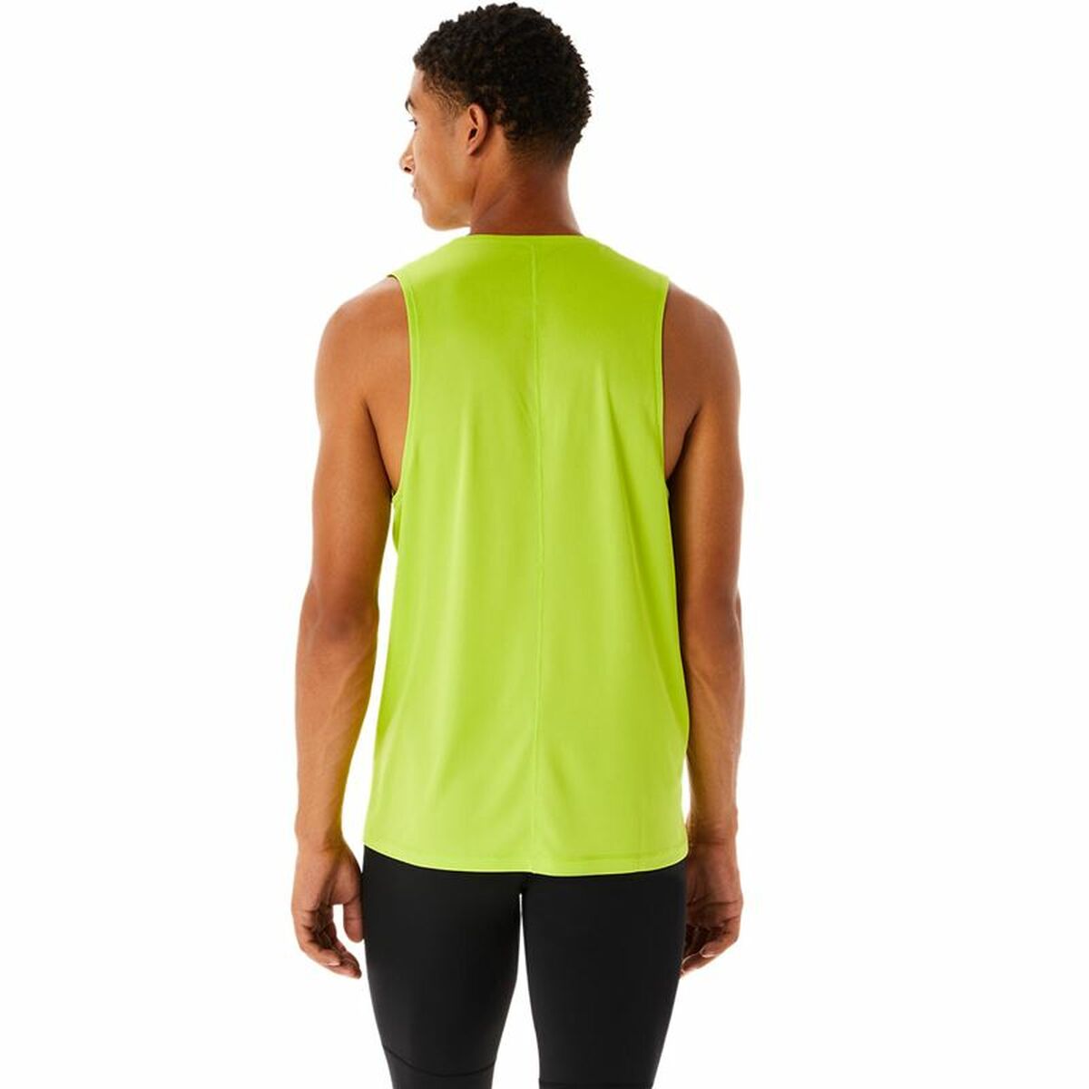 Heren Mouwloos T-shirt Asics Core Singlet Geel