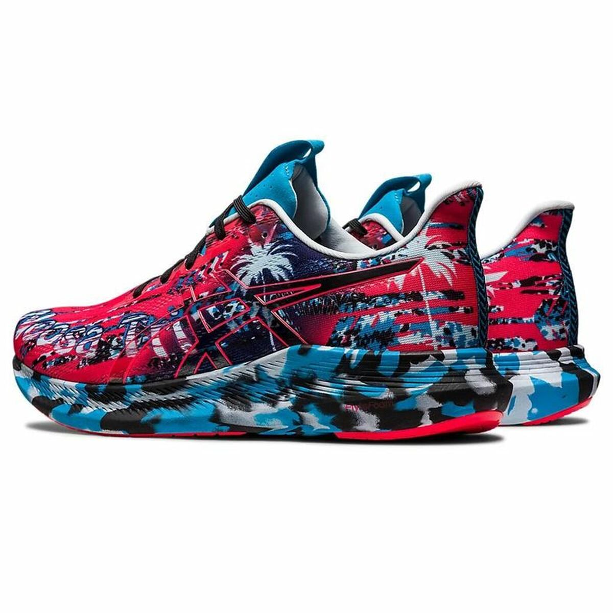 Hardloopschoenen voor Volwassenen Asics Noosa Tri 14 Multicolour Zwart Mannen
