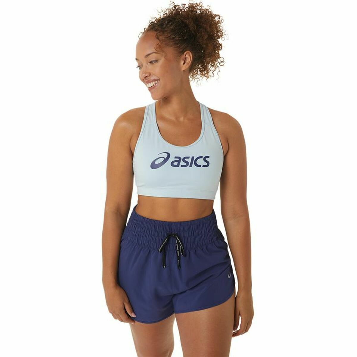 Sportbeha Asics Core Logo Licht Blauw