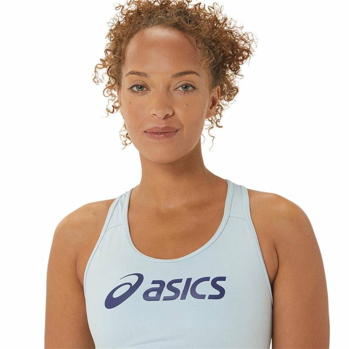 Sportbeha Asics Core Logo Licht Blauw