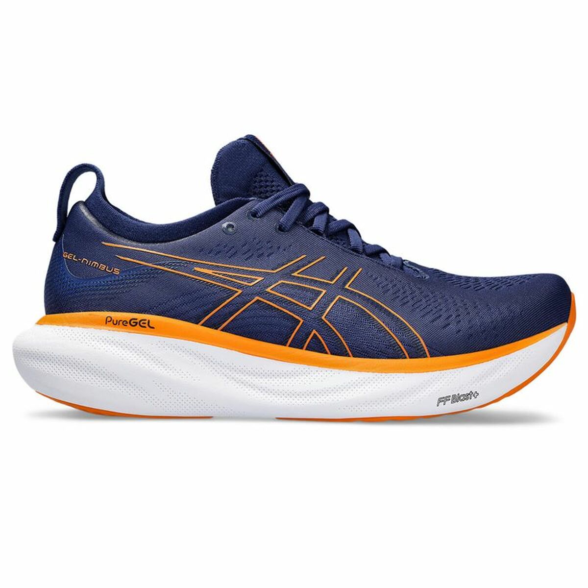 Hardloopschoenen voor Volwassenen Asics Gel-Nimbus 25 Mannen Blauw