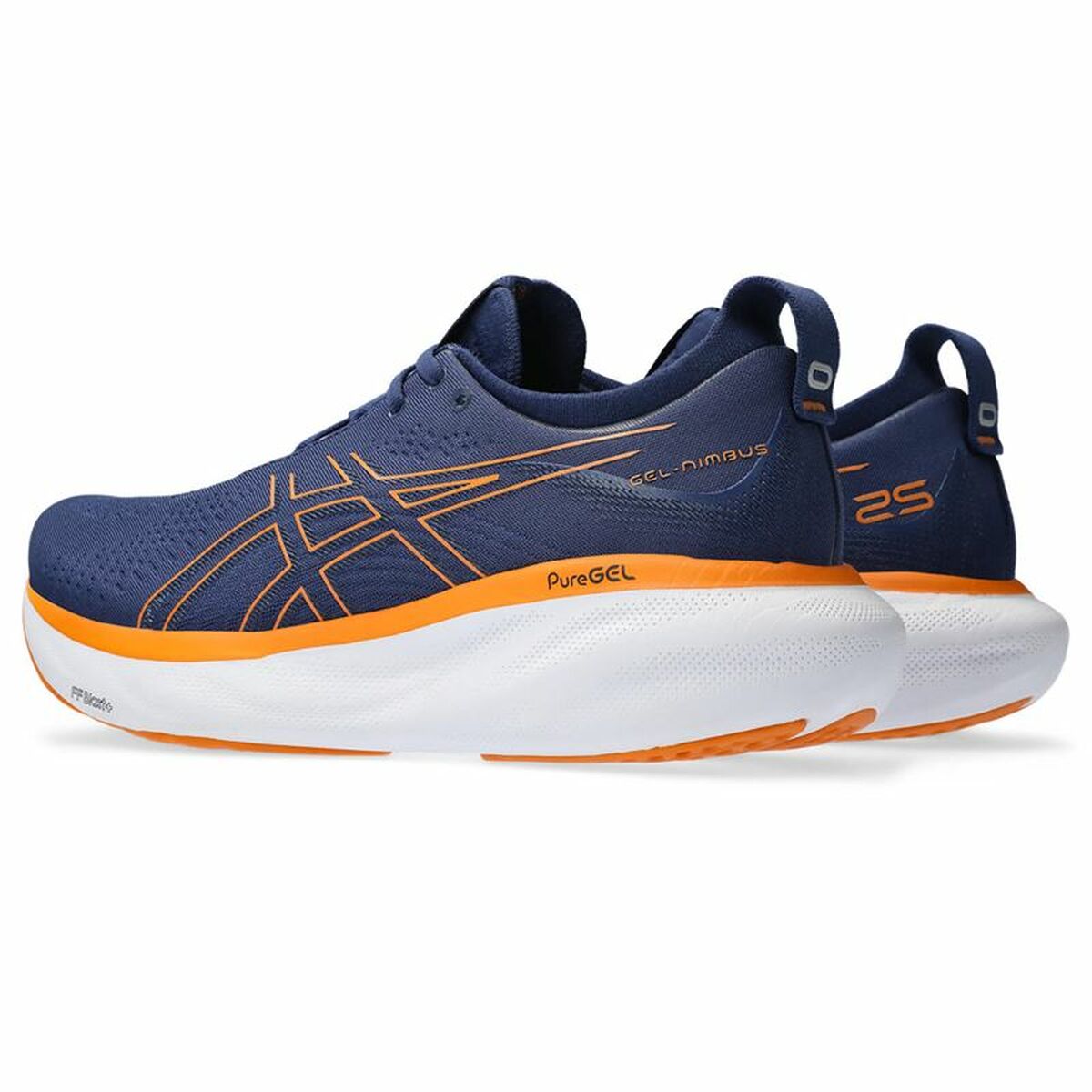 Hardloopschoenen voor Volwassenen Asics Gel-Nimbus 25 Mannen Blauw