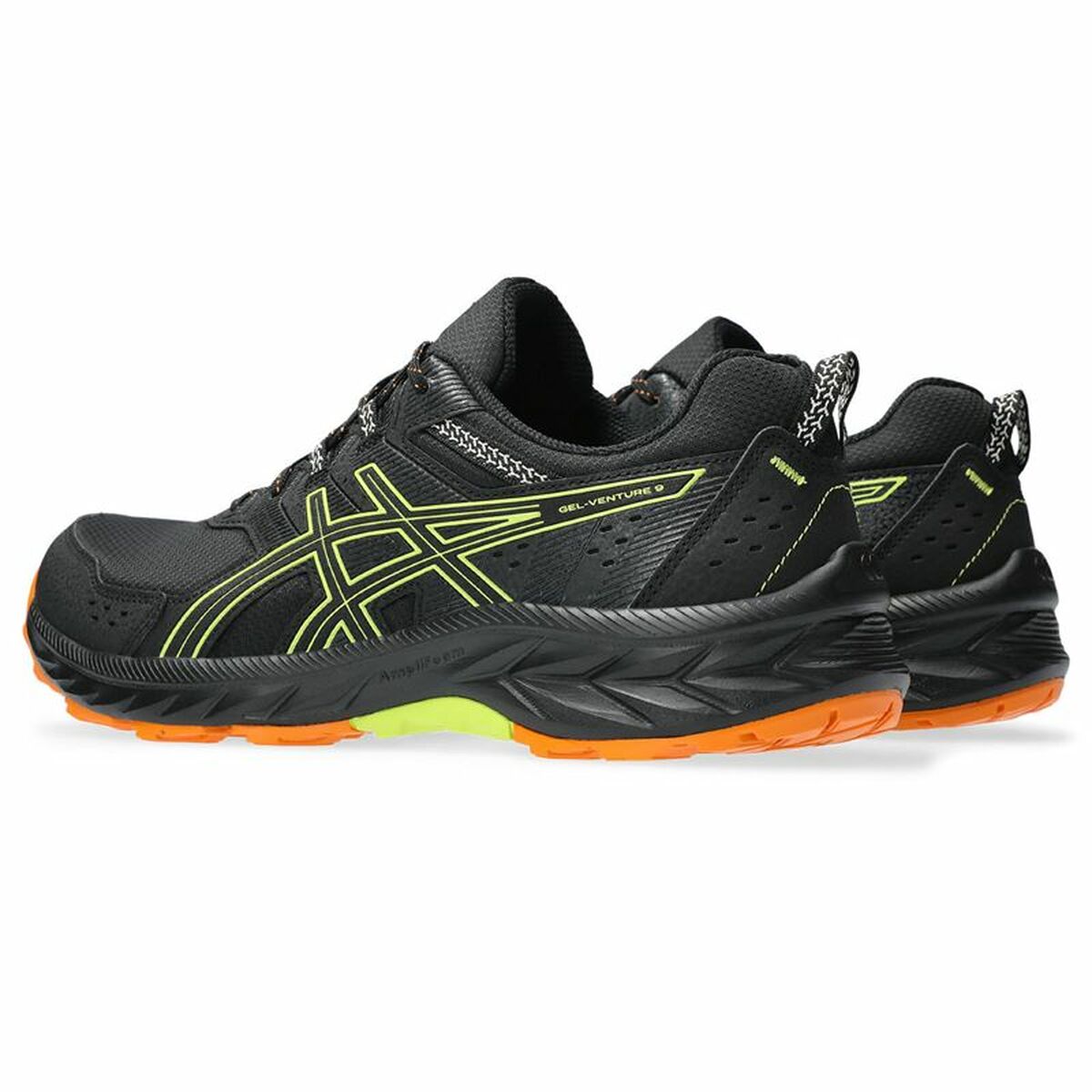 Hardloopschoenen voor Volwassenen Asics Gel-Venture 9 Mannen Zwart