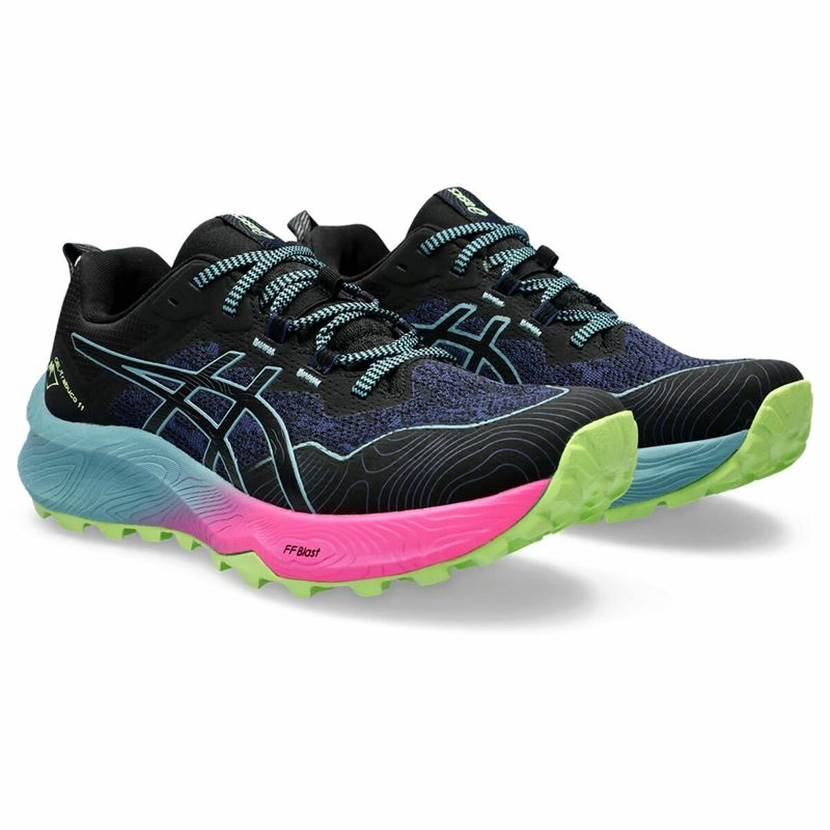 Hardloopschoenen voor Volwassenen Asics Gel-Trabuco 11 Berg Vrouw Zwart