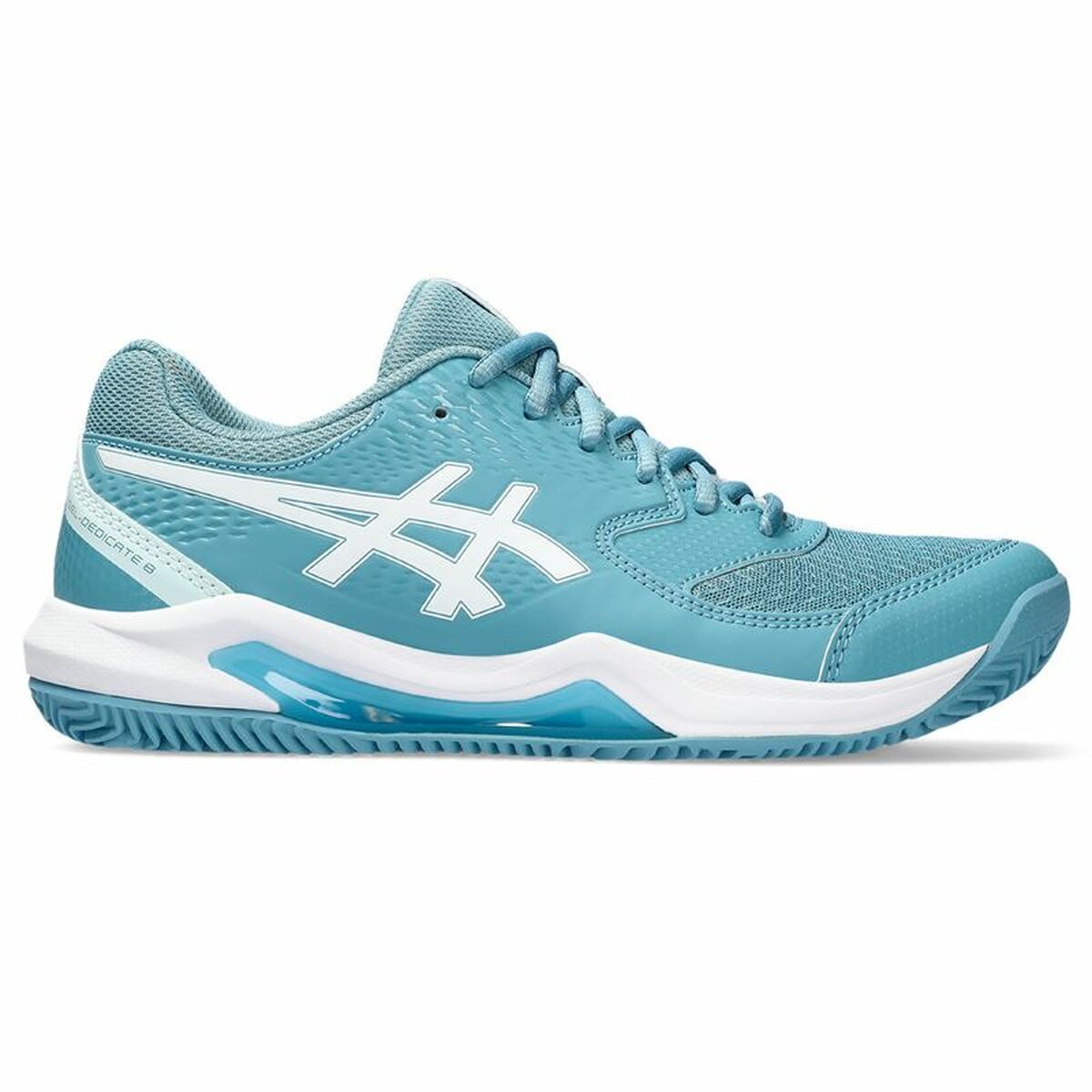 Dames Tennisschoenen Asics Gel-Dedicate 8 Clay Licht Blauw