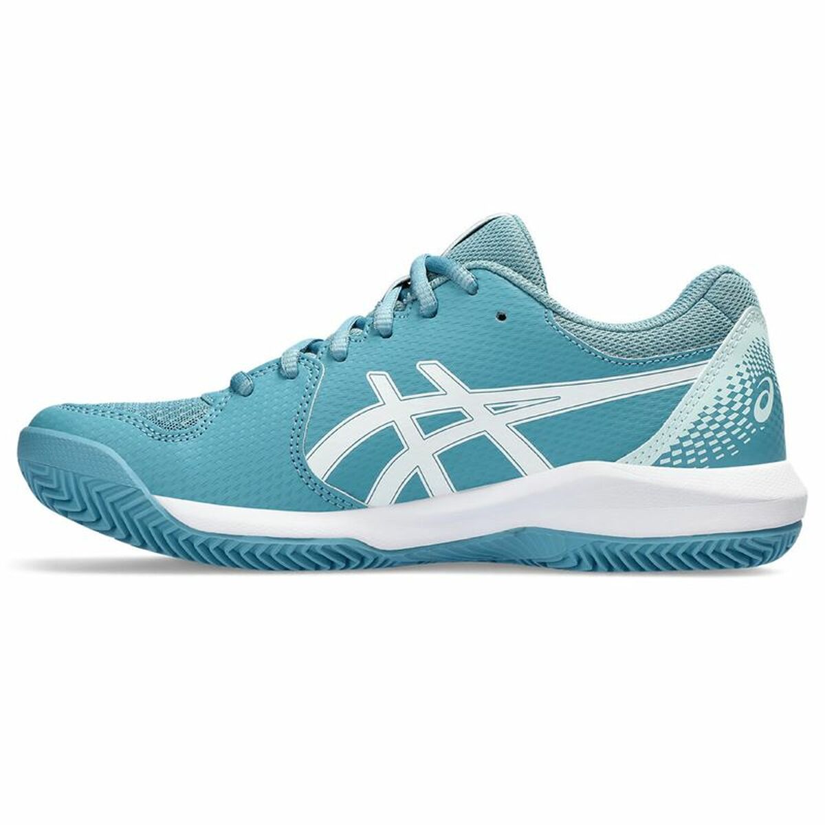 Dames Tennisschoenen Asics Gel-Dedicate 8 Clay Licht Blauw