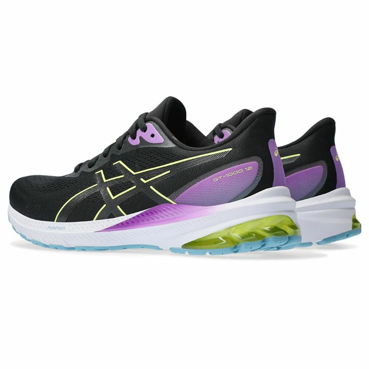 Hardloopschoenen voor Volwassenen Asics Gt-2000 12 Vrouw Zwart