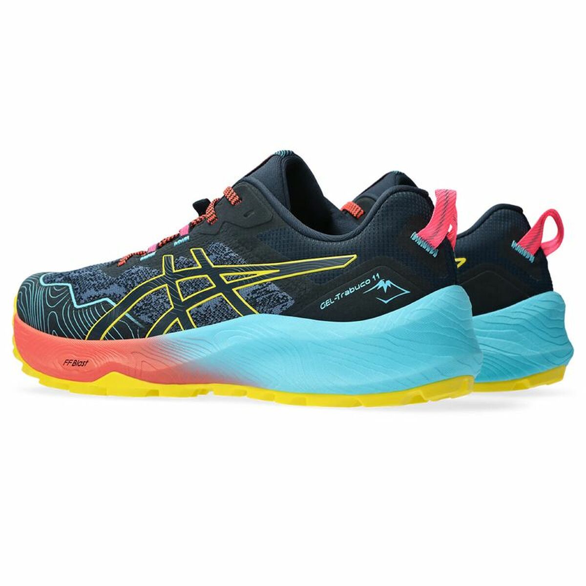 Hardloopschoenen voor Volwassenen Asics Gel-Trabuco 11 Berg Mannen Zwart