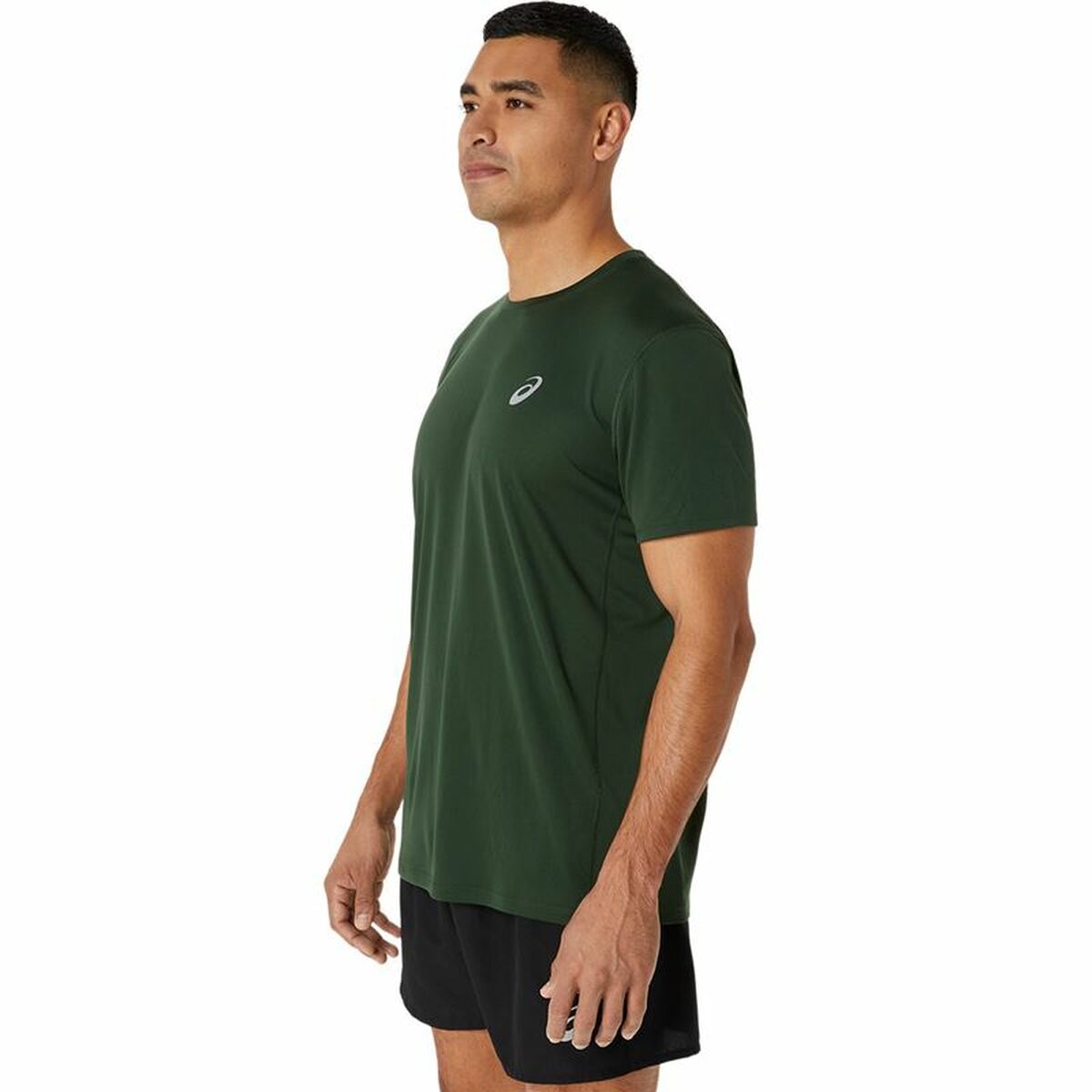 Heren-T-Shirt met Korte Mouwen Asics Core Ss Top Hombre Groen