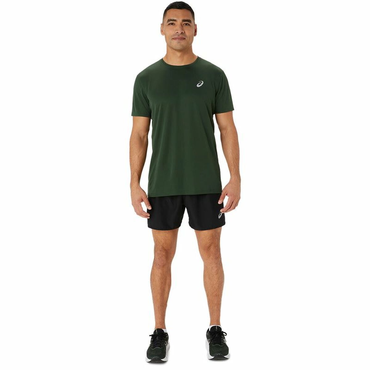 Heren-T-Shirt met Korte Mouwen Asics Core Ss Top Hombre Groen