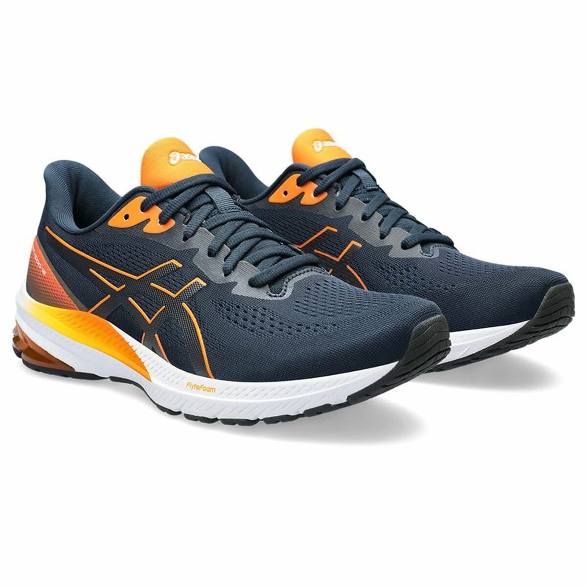 Hardloopschoenen voor Volwassenen Asics Gt-1000 12 Mannen Zwart