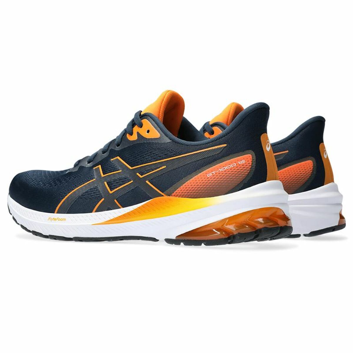 Hardloopschoenen voor Volwassenen Asics Gt-1000 12 Mannen Zwart