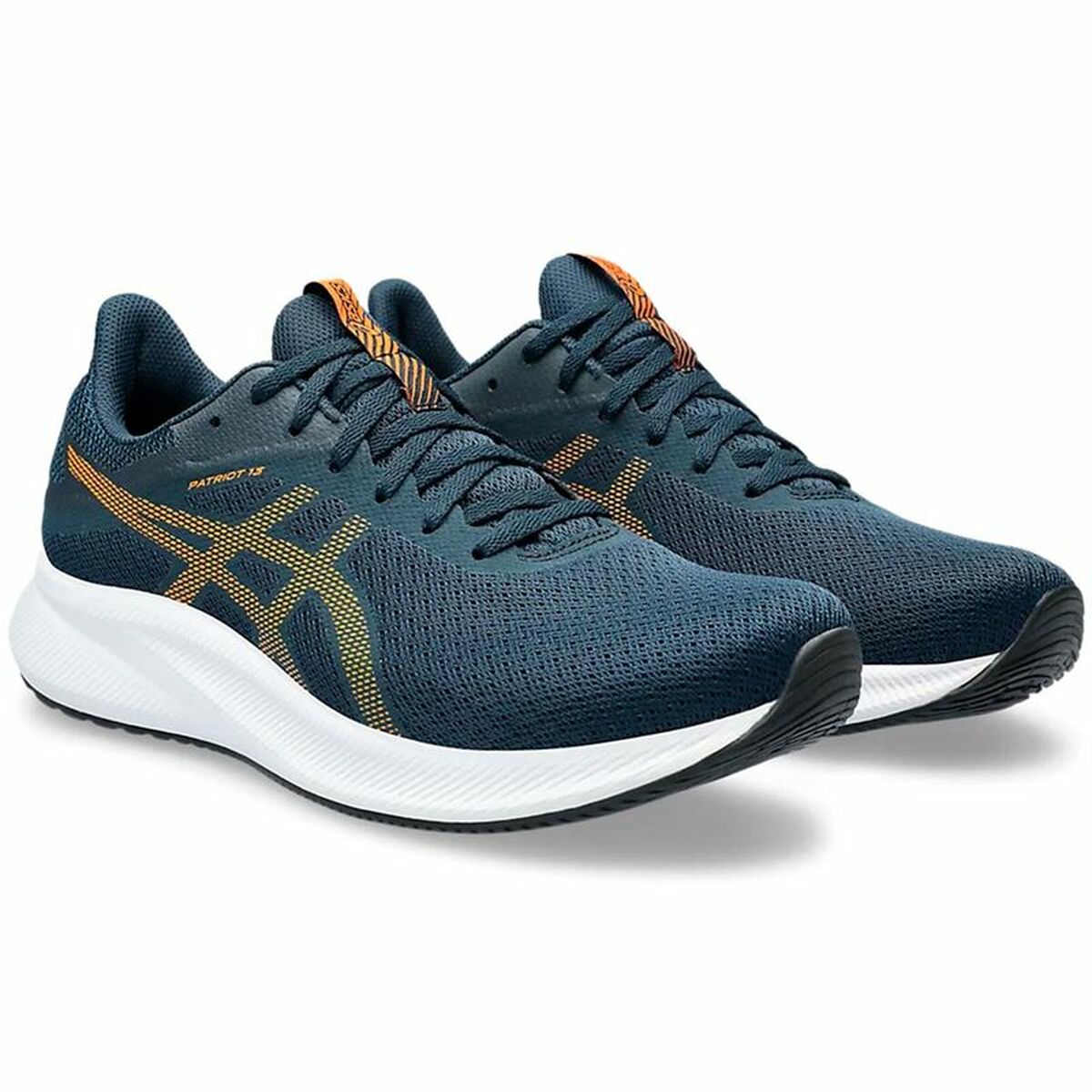 Hardloopschoenen voor Volwassenen Asics Patriot 13 Mannen Donkerblauw