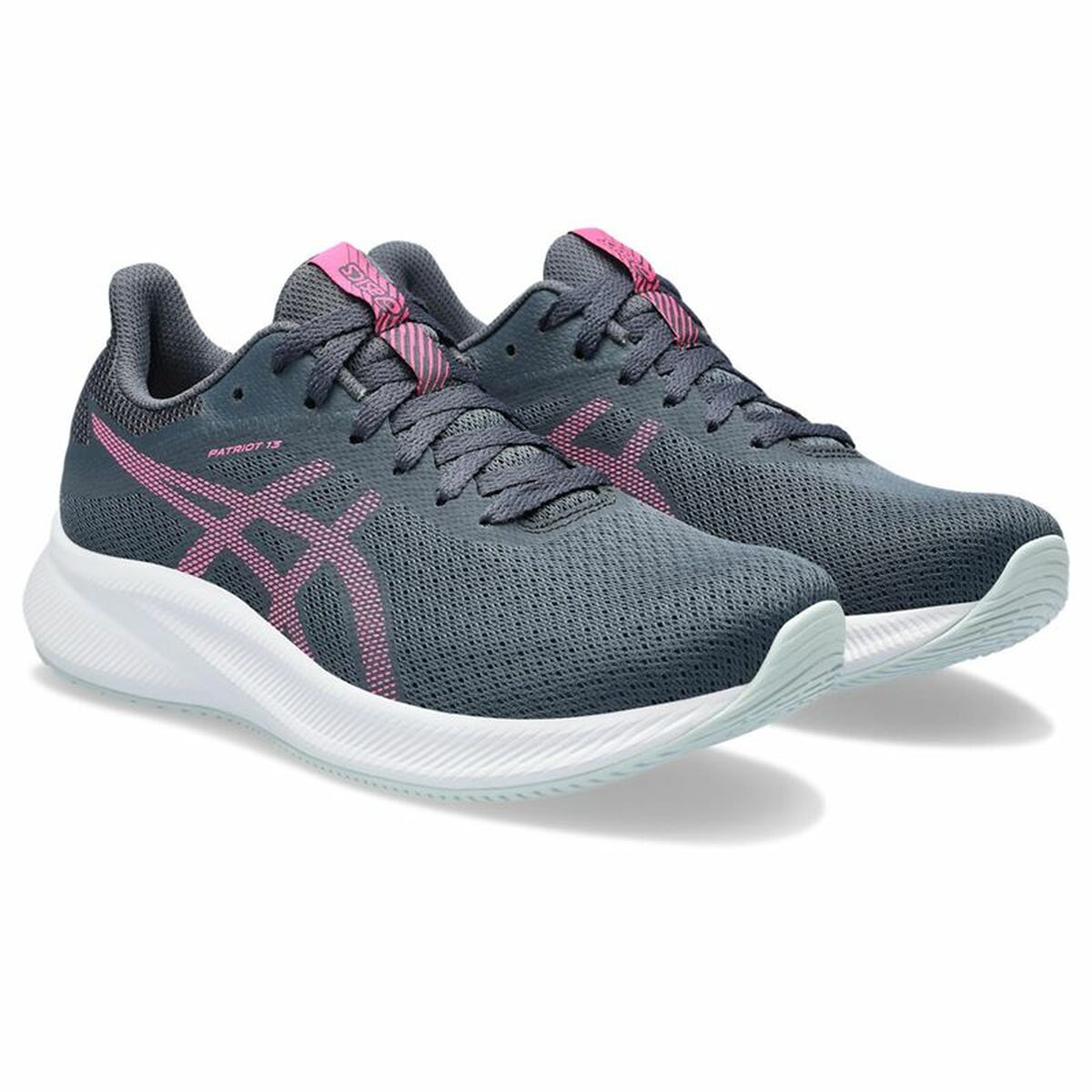 Hardloopschoenen voor Volwassenen Asics Patriot 13 Vrouw Grijs