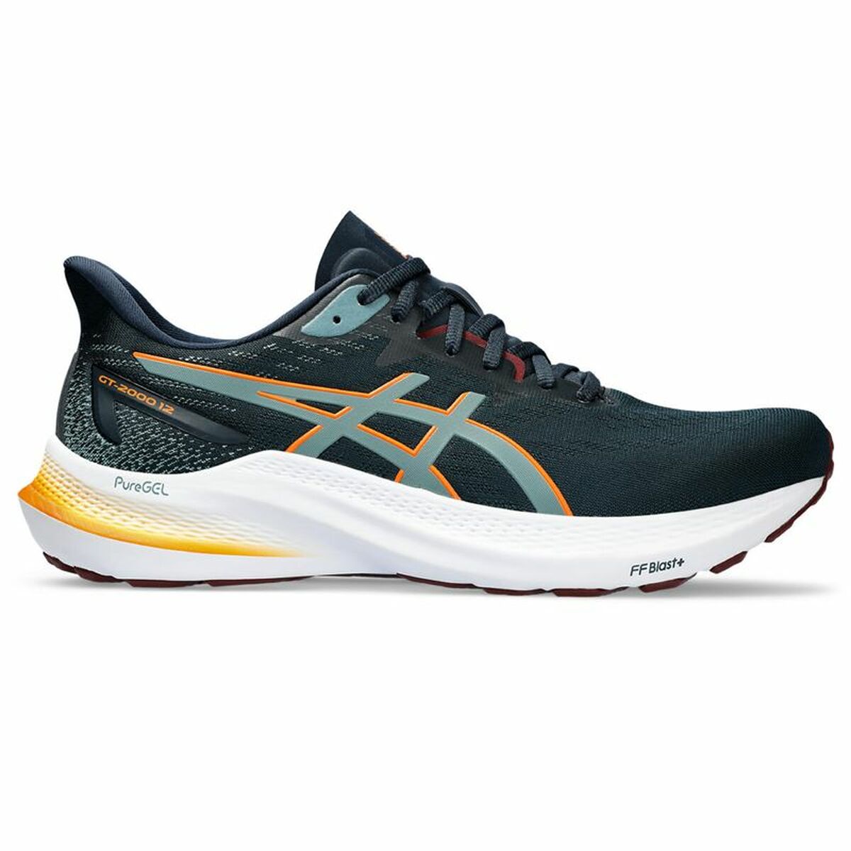 Hardloopschoenen voor Volwassenen Asics Gt-2000 12 Mannen Zwart