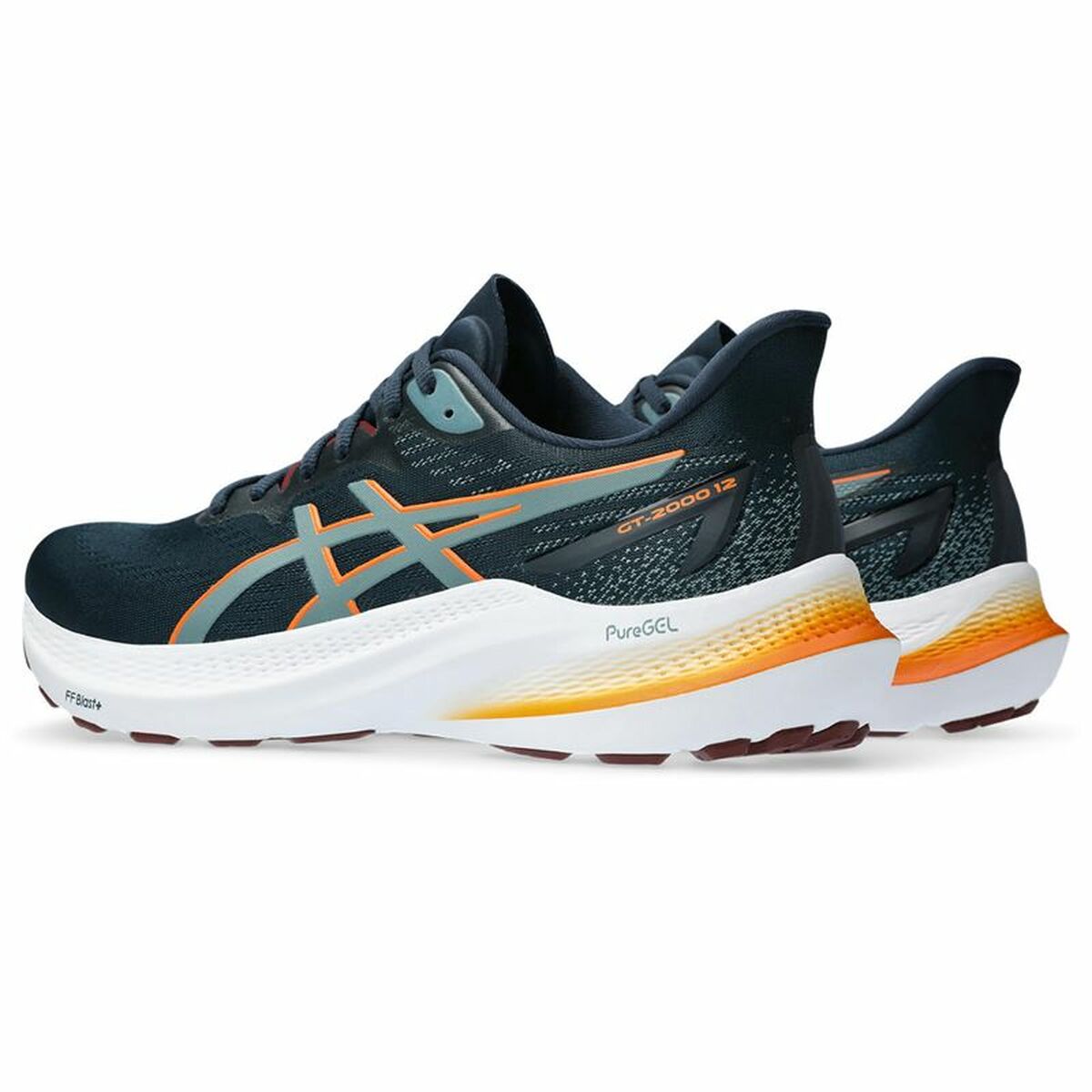 Hardloopschoenen voor Volwassenen Asics Gt-2000 12 Mannen Zwart