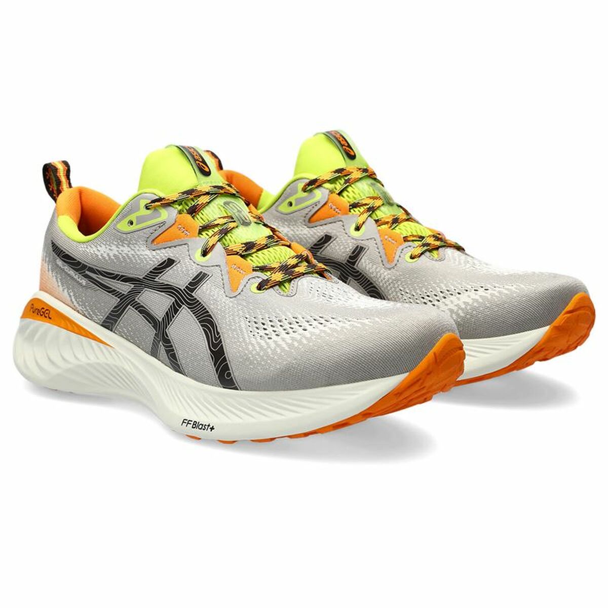 Hardloopschoenen voor Volwassenen Asics Gel-Cumulus 25 Mannen Lichtgrijs