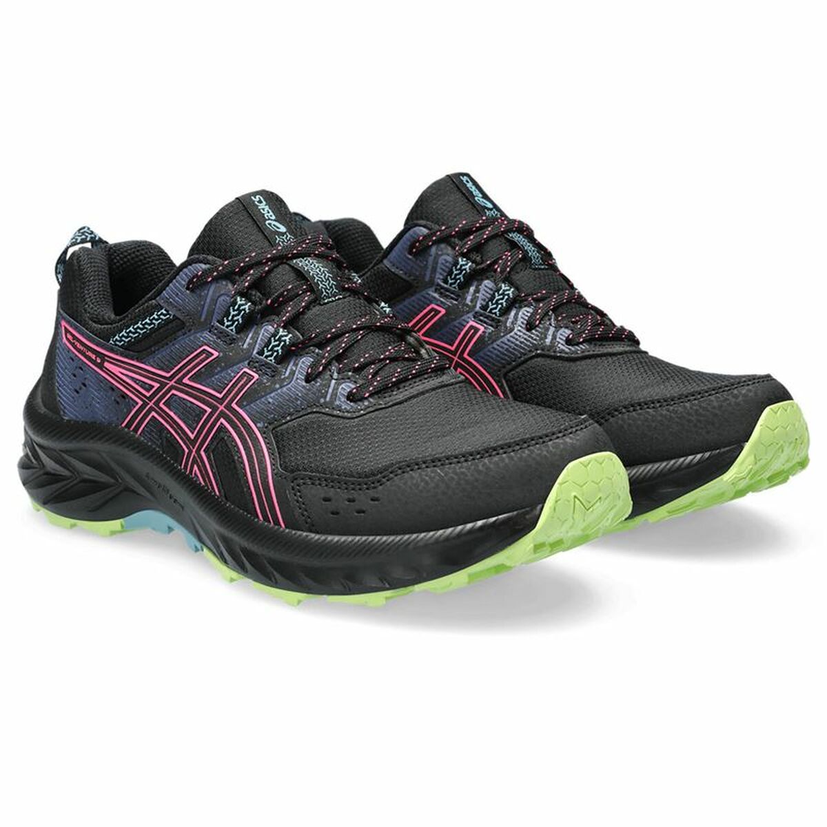 Hardloopschoenen voor Volwassenen Asics Gel-Venture 9 Berg Vrouw Zwart